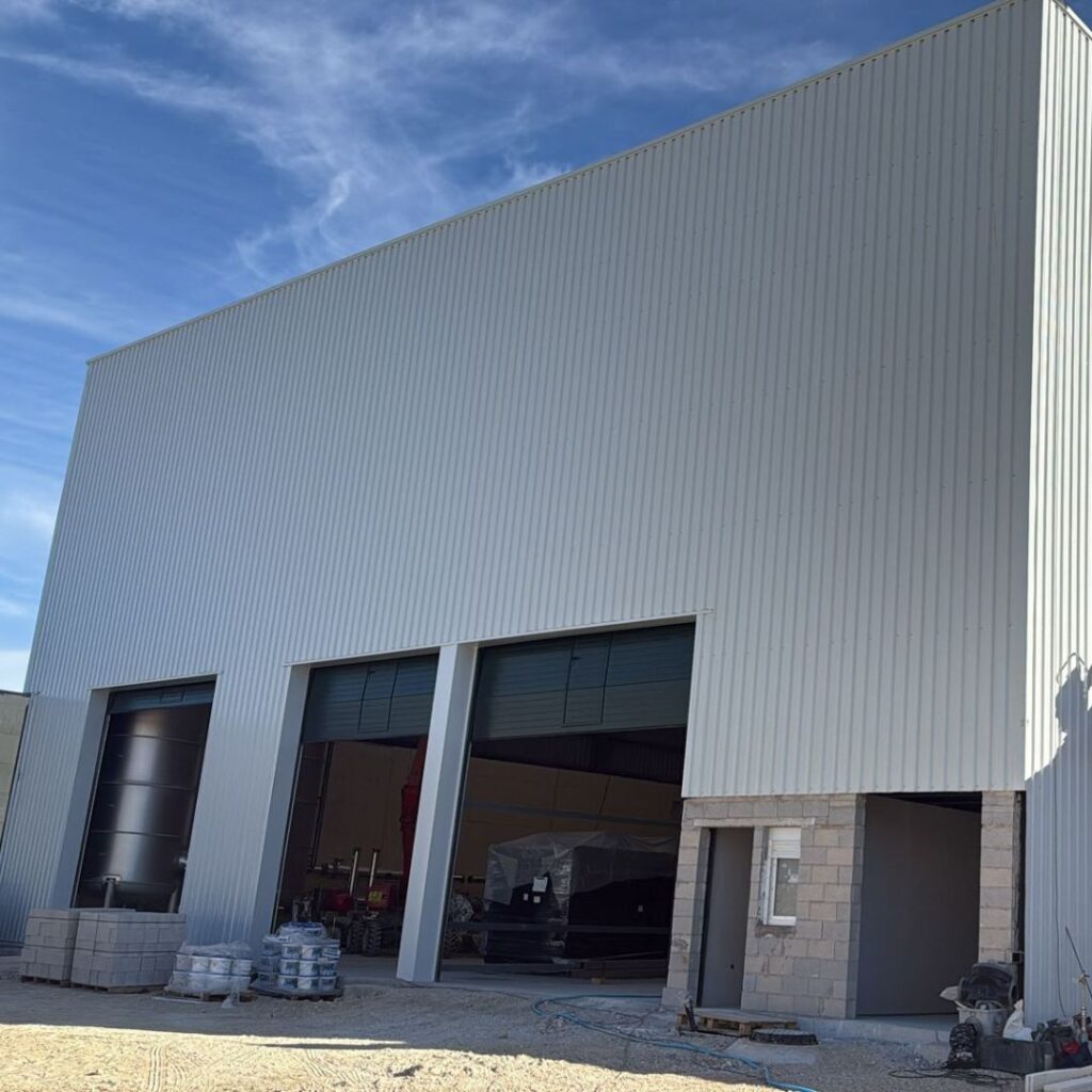 Estructura metálica – Edificio planta para biogas